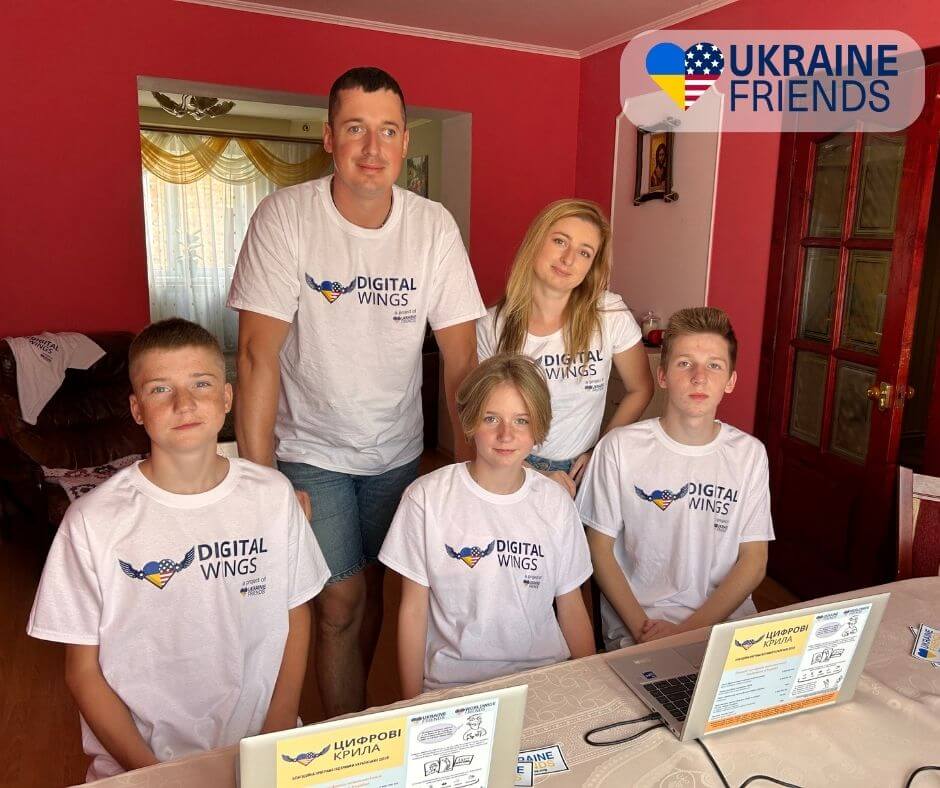 Laptops for 4 children of Ukrainian defender
