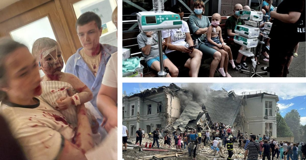Ukraine Friends launches an urgent fundraiser in response to the missile strike on the Kyiv Children’s Hospital